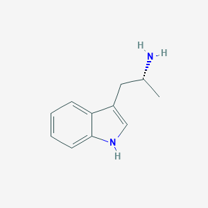 molecular formula C11H14N2 B146472 (2R)-1-(1H-indol-3-yl)propan-2-amine CAS No. 7795-52-0
