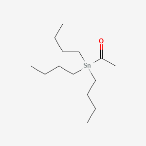 molecular formula C14H30OSn B14647291 1-(Tributylstannyl)ethan-1-one CAS No. 52168-13-5