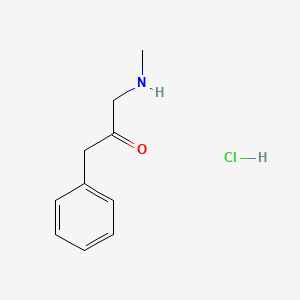 molecular formula C10H14ClNO B1464735 1-(Methylamino)-3-phenylacetone hydrochloride CAS No. 1314972-27-4