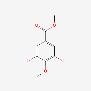 molecular formula C9H8I2O3 B1464747 Methyl 3,5-diiodo-4-methoxybenzoate CAS No. 4253-10-5