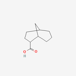 molecular formula C10H16O2 B14647473 Bicyclo[3.3.1]nonane-2-carboxylic acid CAS No. 54674-62-3