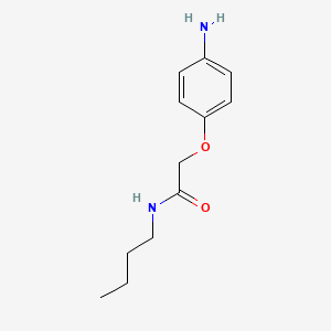 molecular formula C12H18N2O2 B14647484 2-(4-Aminophenoxy)-N-butylacetamide CAS No. 52547-51-0