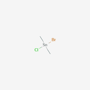 molecular formula C2H6BrClSn B14647502 Stannane, bromochlorodimethyl- CAS No. 54182-25-1