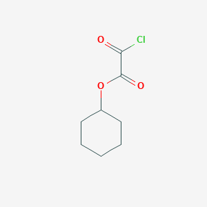 molecular formula C8H11ClO3 B14647519 Cyclohexyl chloro(oxo)acetate CAS No. 54166-92-6