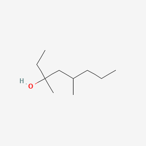 molecular formula C10H22O B14647588 3,5-Dimethyl-3-octanol CAS No. 56065-42-0