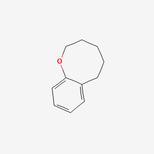 molecular formula C11H14O B14647791 3,4,5,6-tetrahydro-2H-1-benzoxocine CAS No. 51060-43-6