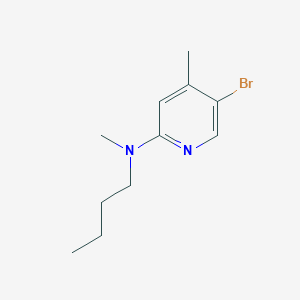 molecular formula C11H17BrN2 B1464787 5-bromo-N-butyl-N,4-dimethylpyridin-2-amine CAS No. 1220036-17-8