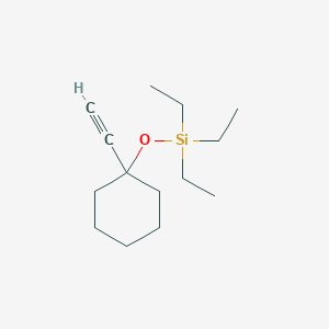 molecular formula C14H26OSi B14647962 Triethyl[(1-ethynylcyclohexyl)oxy]silane CAS No. 53201-16-4