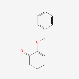 molecular formula C13H14O2 B14647988 2-Cyclohexen-1-one, 2-(phenylmethoxy)- CAS No. 50741-71-4