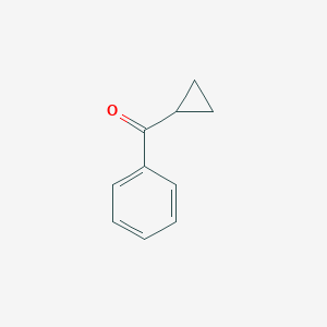 molecular formula C10H10O B146480 Cyclopropyl phenyl ketone CAS No. 3481-02-5