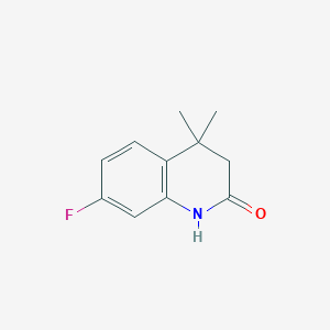 7-Fluoro-4,4-dimethyl-3,4-dihydroquinolin-2(1H)-one