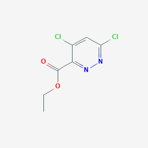 molecular formula C7H6Cl2N2O2 B1464816 Ethyl 4,6-dichloropyridazine-3-carboxylate CAS No. 679406-03-2