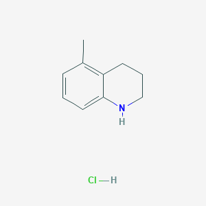 molecular formula C10H14ClN B1464817 5-Methyl-1,2,3,4-tetrahydroquinoline hydrochloride CAS No. 861368-85-6