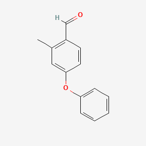 molecular formula C14H12O2 B1464818 2-Methyl-4-phenoxybenzaldehyde CAS No. 57830-12-3