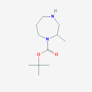 molecular formula C11H22N2O2 B1464824 tert-Butyl 2-methyl-1,4-diazepane-1-carboxylate CAS No. 1260422-99-8