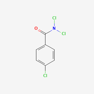 molecular formula C7H4Cl3NO B14648311 N,N,4-Trichlorobenzamide CAS No. 56260-71-0
