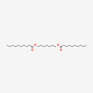 molecular formula C27H52O4 B14648383 Heptane-1,7-diyl didecanoate CAS No. 42236-09-9