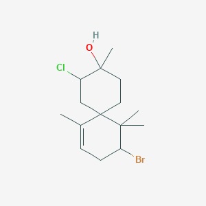 molecular formula C15H24BrClO B14648416 Glanduliferol CAS No. 54278-86-3