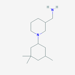 [1-(3,3,5-Trimethylcyclohexyl)piperidin-3-yl]methanamine