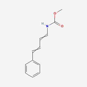 molecular formula C12H13NO2 B14648435 Methyl (4-phenylbuta-1,3-dien-1-yl)carbamate CAS No. 53106-73-3