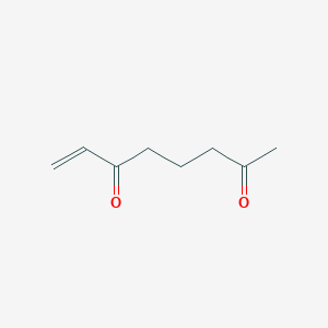 molecular formula C8H12O2 B14648489 Oct-7-ene-2,6-dione CAS No. 51297-43-9
