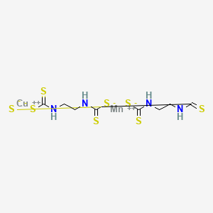 molecular formula C8H12CuMnN4S8 B14648517 Mancopper CAS No. 53988-93-5