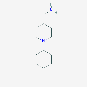 [1-(4-Methylcyclohexyl)piperidin-4-yl]methanamine