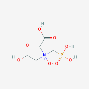 molecular formula C5H10NO8P B14648536 Glycine, N-(carboxymethyl)-N-(phosphonomethyl)-, N-oxide CAS No. 53792-63-5