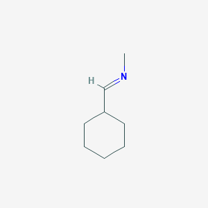 molecular formula C8H15N B14648540 Methanamine, N-(cyclohexylmethylene)- CAS No. 53106-92-6