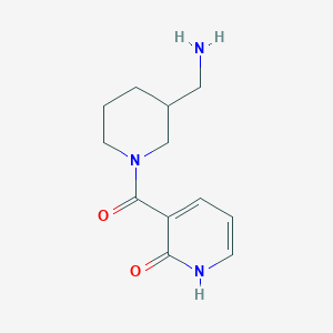 3-[3-(Aminomethyl)piperidine-1-carbonyl]pyridin-2-ol