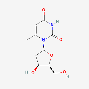 molecular formula C10H14N2O5 B14648556 2'-Deoxy-6-methyluridine CAS No. 42188-37-4