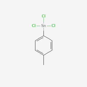 molecular formula C7H7Cl3Sn B14648747 Stannane, trichloro(4-methylphenyl)- CAS No. 51353-34-5