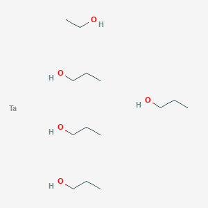 molecular formula C14H38O5Ta B14648868 Ethanol;propan-1-ol;tantalum CAS No. 45240-70-8