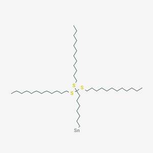 molecular formula C44H89S3Sn B14648920 CID 78063310 