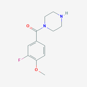 1-(3-Fluoro-4-methoxybenzoyl)piperazine