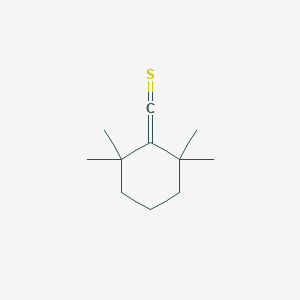 molecular formula C11H18S B14648967 Methanethione, (2,2,6,6-tetramethylcyclohexylidene)- CAS No. 54440-00-5