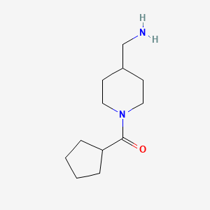 (4-(Aminomethyl)piperidin-1-yl)(cyclopentyl)methanone