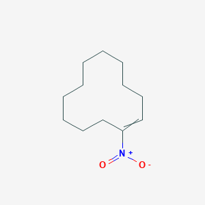 molecular formula C12H21NO2 B14649006 1-Nitrocyclododec-1-ene CAS No. 52089-59-5
