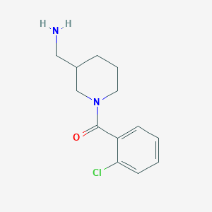[1-(2-Chlorobenzoyl)piperidin-3-yl]methanamine