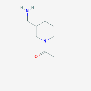 1-(3-(Aminomethyl)piperidin-1-yl)-3,3-dimethylbutan-1-one