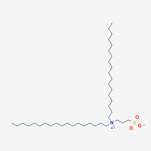 molecular formula C40H83NO3S B14649061 N,N-Distearyl-N-methyl-3-sulfopropylammonium CAS No. 45319-57-1