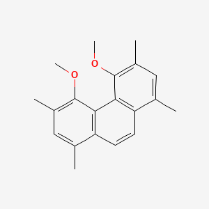 molecular formula C20H22O2 B14649077 4,5-Dimethoxy-1,3,6,8-tetramethylphenanthrene CAS No. 50790-66-4