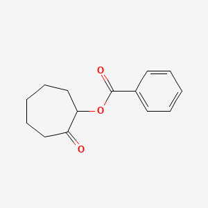 molecular formula C14H16O3 B14649084 (2-Oxocycloheptyl) benzoate 