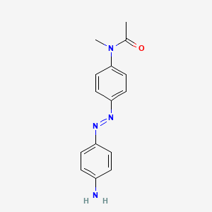 molecular formula C15H16N4O B14649099 N-(4-(4-Aminophenyl)diazenylphenyl)-N-methylacetamide CAS No. 53499-69-7