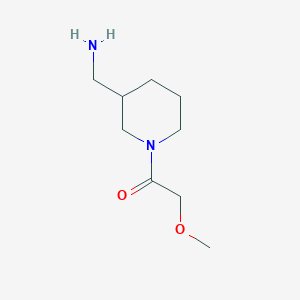 1-[3-(Aminomethyl)piperidin-1-yl]-2-methoxyethan-1-one