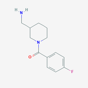 [1-(4-Fluorobenzoyl)piperidin-3-yl]methanamine