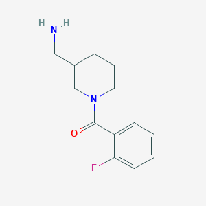 [1-(2-Fluorobenzoyl)piperidin-3-yl]methanamine