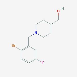 (1-(2-Bromo-5-fluorobenzyl)piperidin-4-yl)methanol