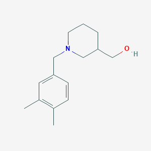 {1-[(3,4-Dimethylphenyl)methyl]piperidin-3-yl}methanol
