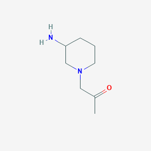 1-(3-Aminopiperidin-1-yl)propan-2-one